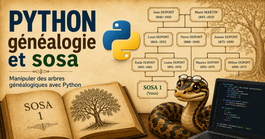 Python, généalogie et SOSA