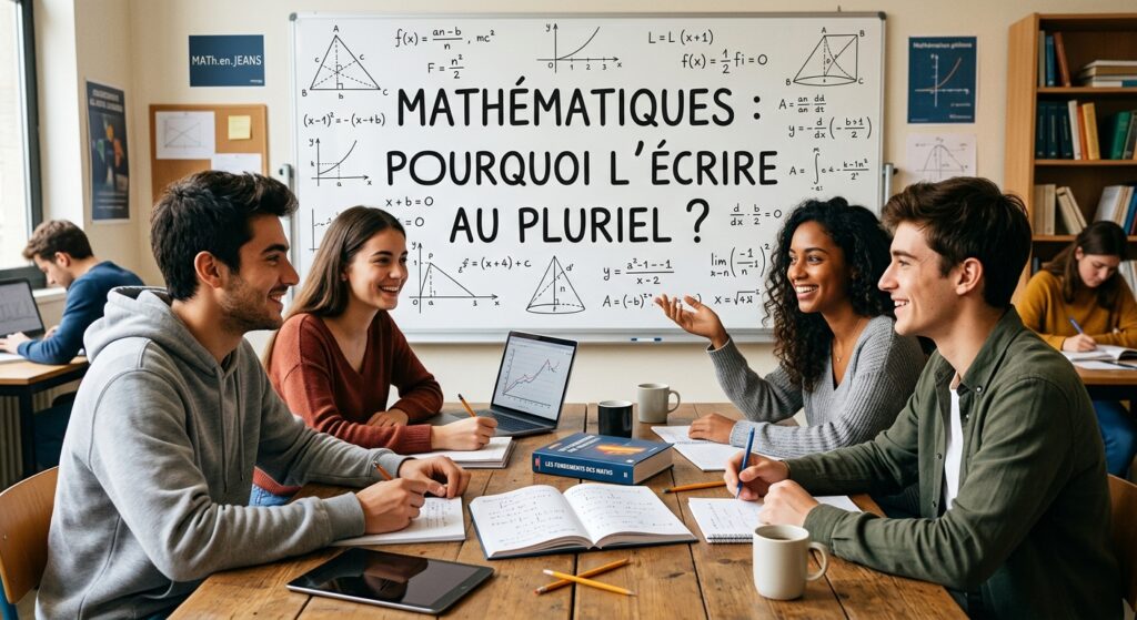 Mathématiques : pourquoi l'écrire au pluriel ?