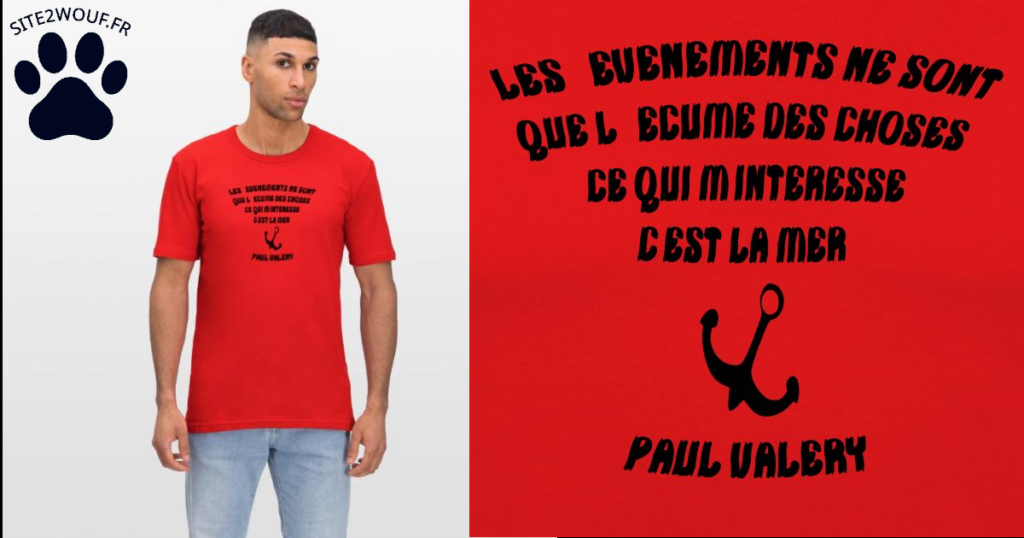 Les évènements ne sont que l'écume des choses, ce qui m'intéresse, c'est la mer.  Paul Valéry
