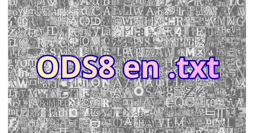 ODS8 en texte