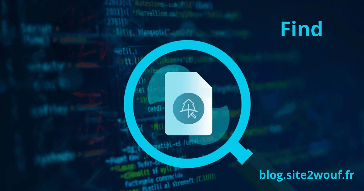 Commande LINUX find