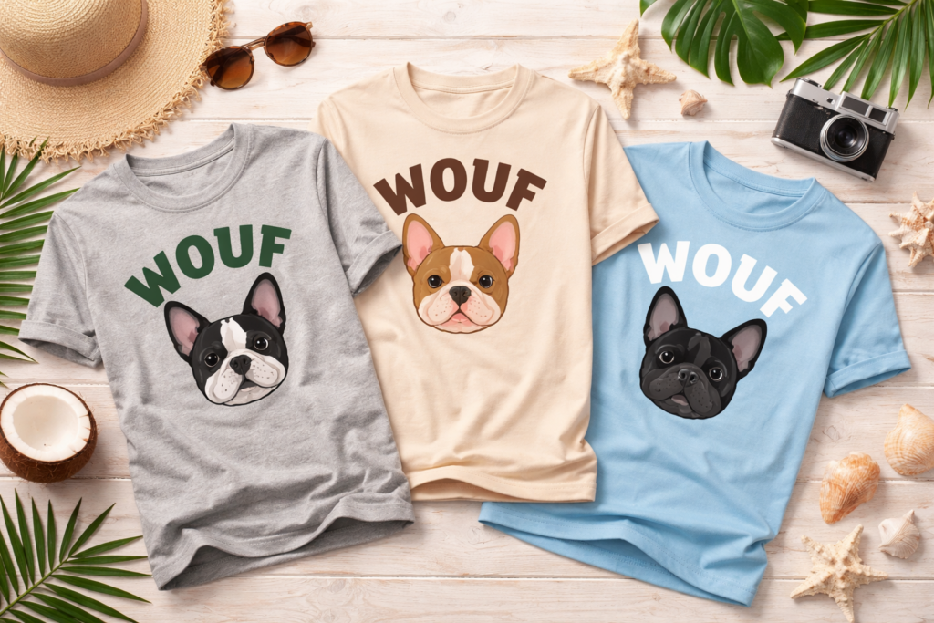 Les T-shirt de Wouf : disponibilités