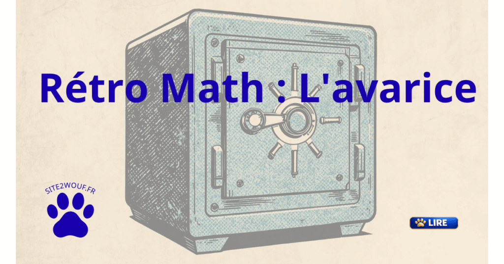 Rétro Math : L'avarice