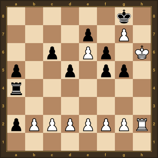 ça parait impossible mais les Blancs jouent et gagnent !