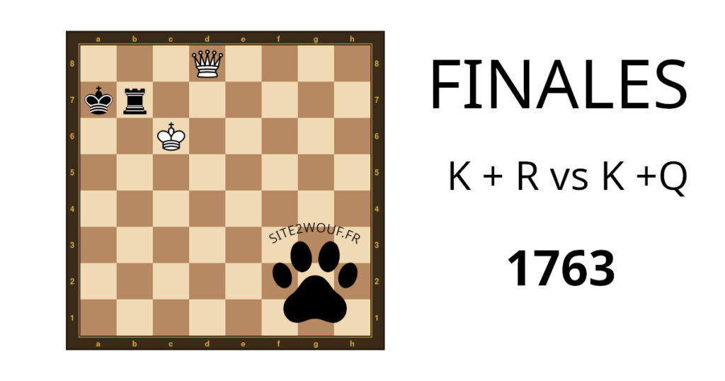 Échecs : Finale Roi Dame vs Roi Tour