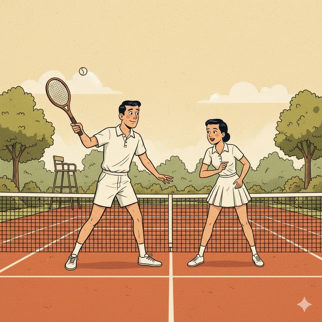 Rétro Math : AU TENNIS