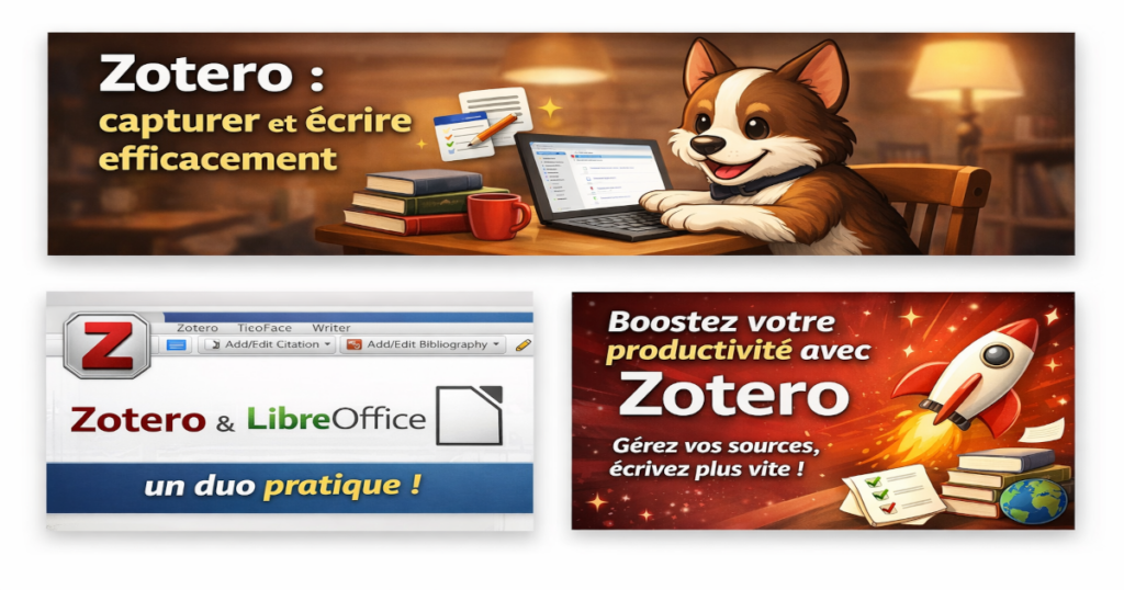 Zotero : un petit outil… mais un vrai gain de productivité