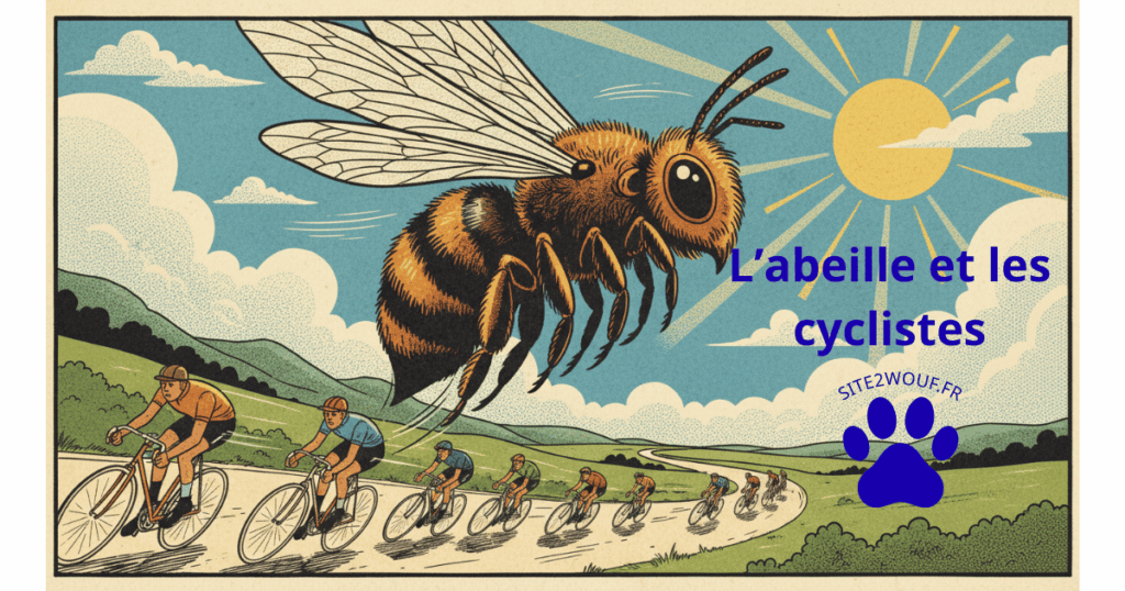 Rétro Math : L'abeille et les cyclistes