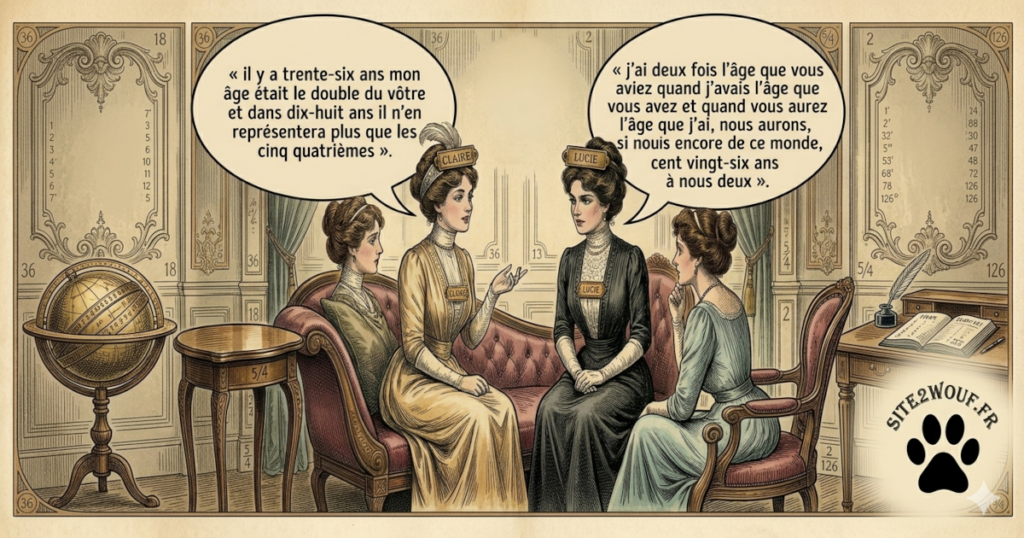 Rétro Math : L’ÂGE DE CES DAMES