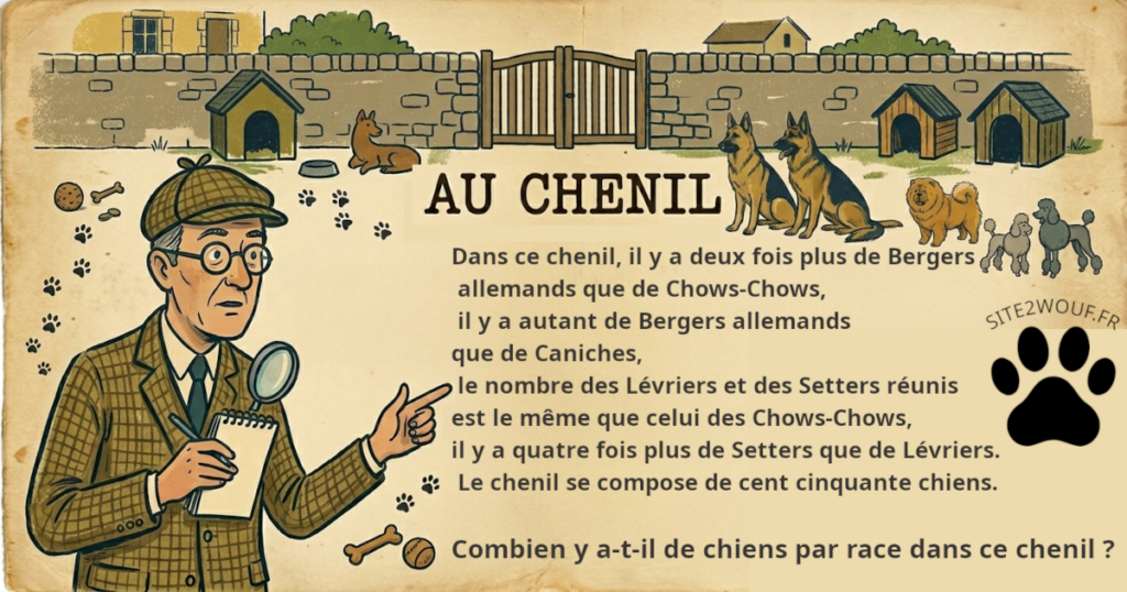 Rétro Math : AU CHENIL