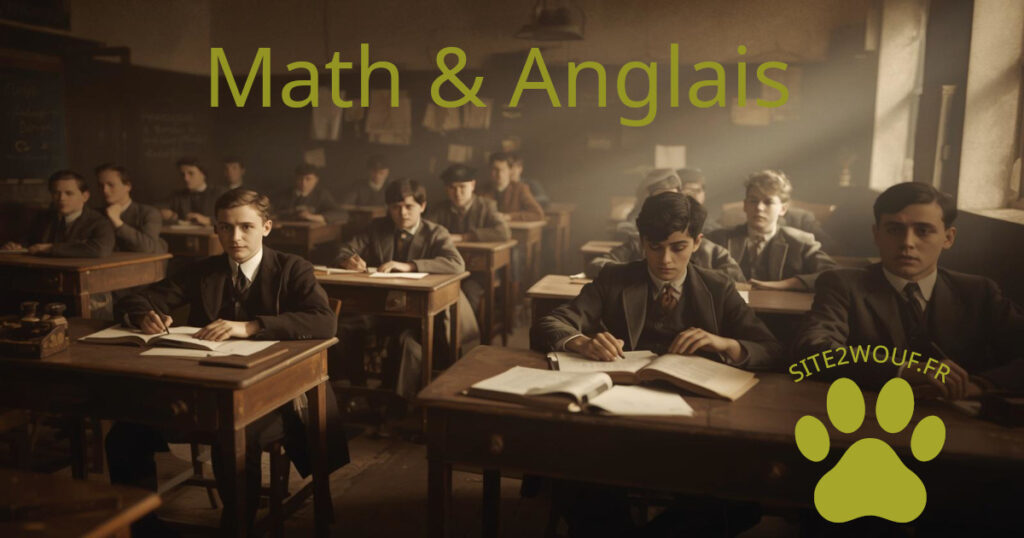 Défi Mathématiques et anglais | rétro Math