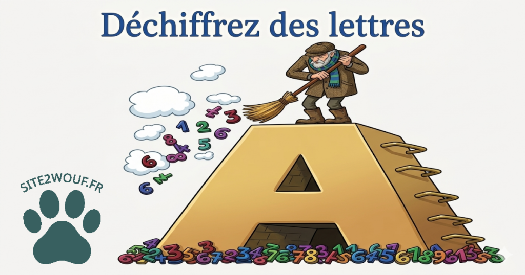 Déchiffrez des lettres - Défi Math-Français