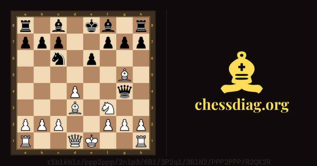 Les blancs jouent et gagnent au neuvième coup