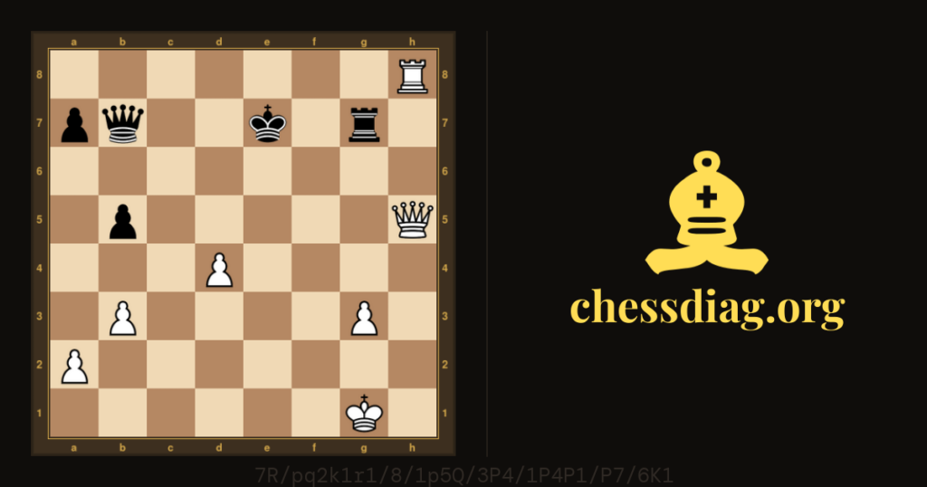 Les blancs jouent et matent en 5 coups