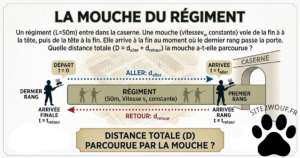 Rétro Math : LA MOUCHE DU RÉGIMENT