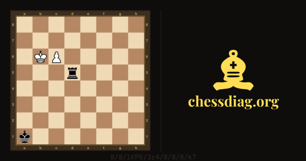 Magnifique étude de Saavedra. Les Blancs jouent et gagnent. 