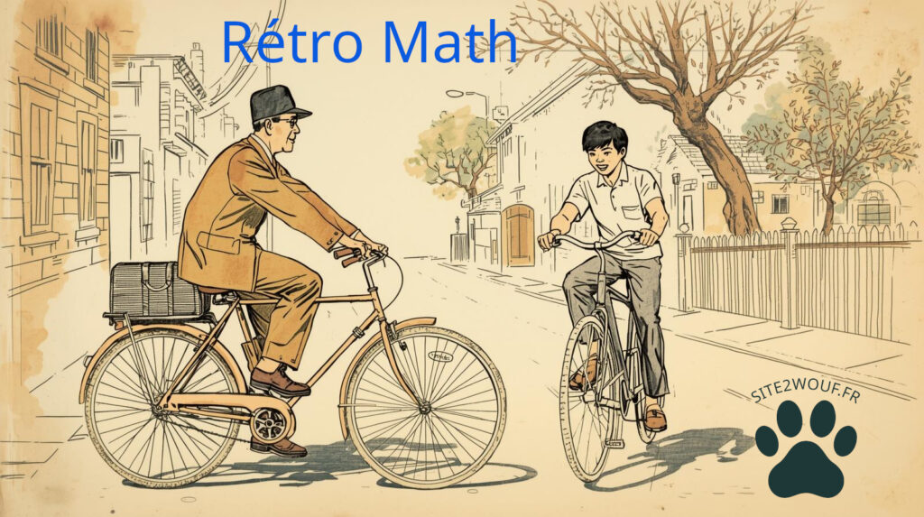 Rétro Math : LES DEUX CYCLISTES