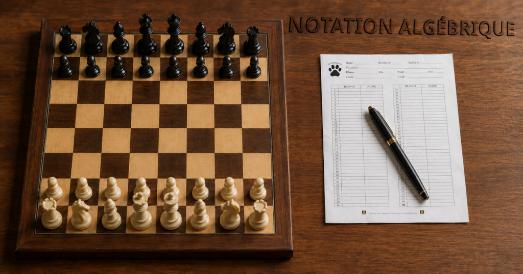 Échecs : Notation algébrique