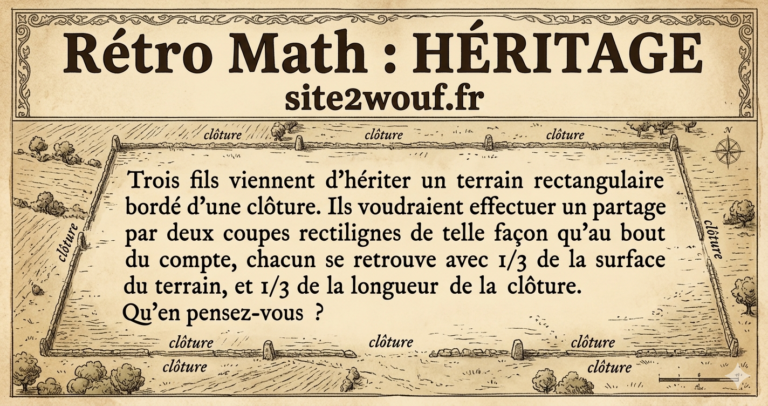 Rétro Math : HÉRITAGE
