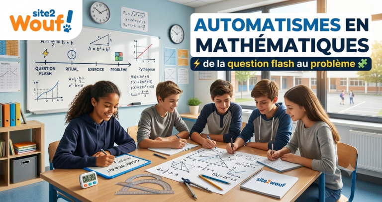 Automatismes en Mathématiques : de la question flash au problème