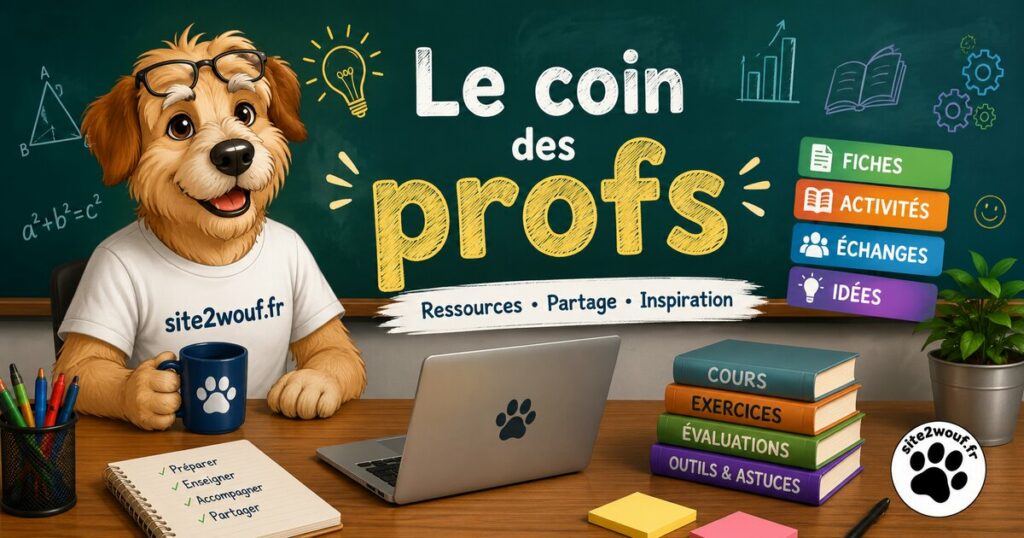 Le coin des profs — ressources de mathématiques pour les enseignants (site2wouf)