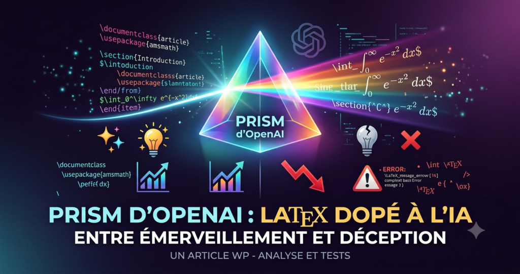 Prism d’OpenAI : LaTeX dopé à l’IA, entre émerveillement et déception