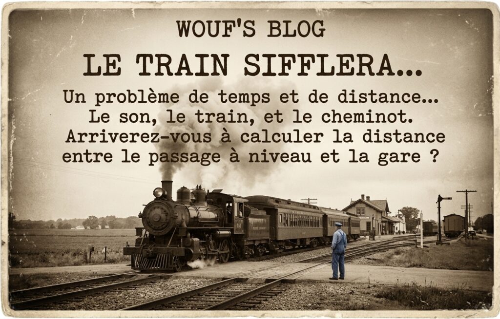 Rétro Math : LE TRAIN SIFFLERA…