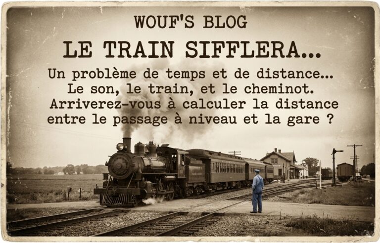 Rétro Math : LE TRAIN SIFFLERA…