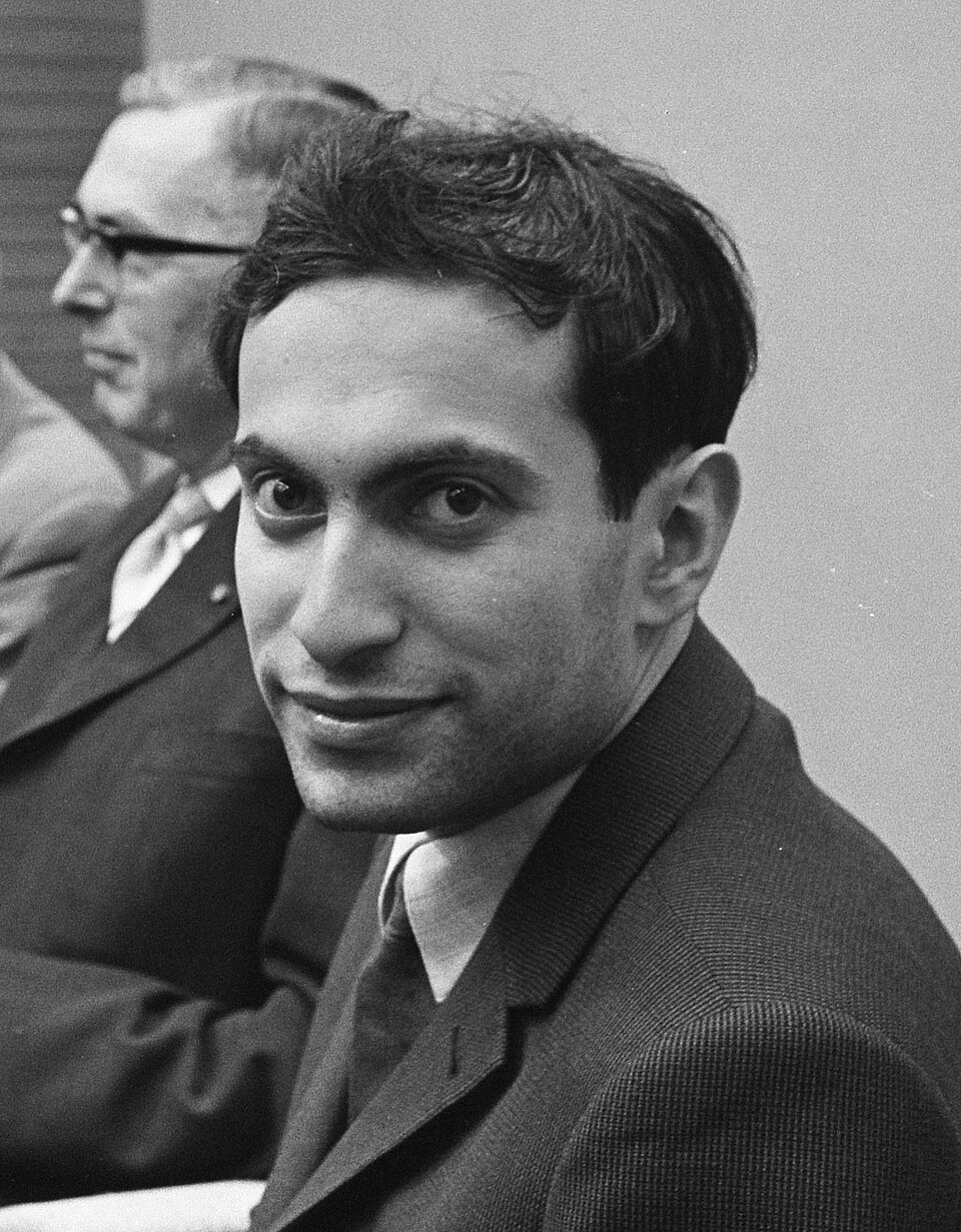 Portrait de Mikhaïl Tal en 1962