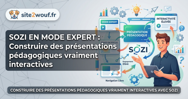 Sozi en mode expert : construire des présentations pédagogiques vraiment interactives