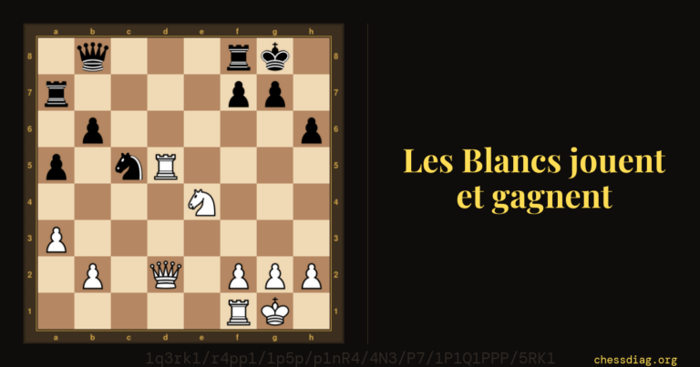 Kasparov–Karpov, Valence 2009 : les Blancs jouent et gagnent (22. Cf6+)