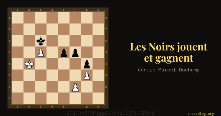 Les Noirs jouent et gagnent — contre Marcel Duchamp