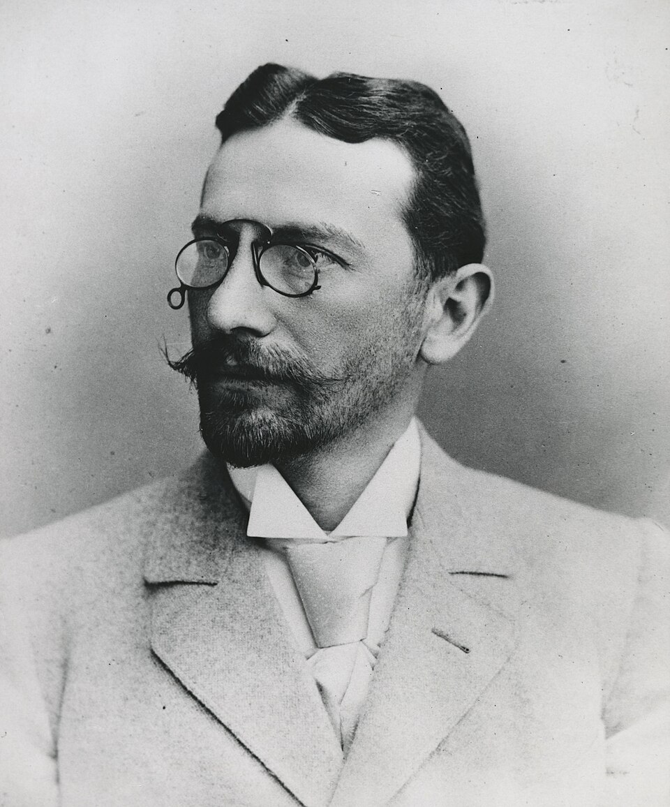 Portrait de Siegbert Tarrasch vers 1900